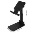thumbnail image 3 of Leadingstar Foldable Lift Mobile Phone Holder 2-level Height Adjustable Support With Non-slip Silicone Pad Bracket (t9-2), 3 of 9