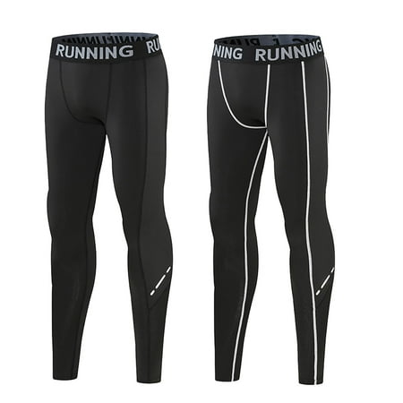 GYRATEDREAM 2 Pack Youth Boy s Compression Pants Leggings Tights Athletic Base Layer Under Pants Gear for Football Sports 5-12T