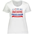 thumbnail image 3 of Inktastic Puerto Rico Love My Puerto Rican Family Women's Plus Size T-Shirt, 3 of 5