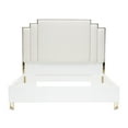 thumbnail image 5 of Palm Gate Eastern King Panel Bed - Cream/Cloud White, 5 of 13