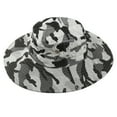thumbnail image 1 of Kmbangi Chapeau de Pêcheur Adultes Camouflage Imprimé Résistant au Soleil avec Corde à Vent, 1 of 2