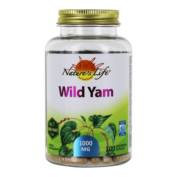 Nature's Life Wild Yam 1000mg Herbal Supplement Womens Health Formula