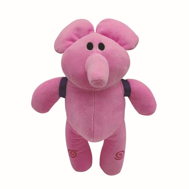 Muñeco de Peluche de Pocoyo para niños, juguete de felpa de 20-25cm, estilo Kawaii, pequeño P Youyou, pato Barto, cachorro Lula Ellie, elefante