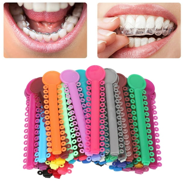 Teeth Orthodontic Ligature,40pcs Dental Orthodontic Ligature