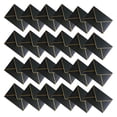 thumbnail image 3 of 50 sobres para tarjetas de 18 x 13 cm con solapa en V y borde dorado para invitaciones de graduación, bodas, tarjetas de felicitación, color negro, 3 of 7