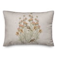 thumbnail image 2 of Creative Products Birds In Flowers Peach Pillow 20 x 14 Spun Poly Pillow, 2 of 3