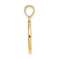 thumbnail image 5 of Auriga Fine Jewelry 14K Yellow Gold Enameled Om w/Lotus Flower on Reverse Charm for Women, 5 of 6