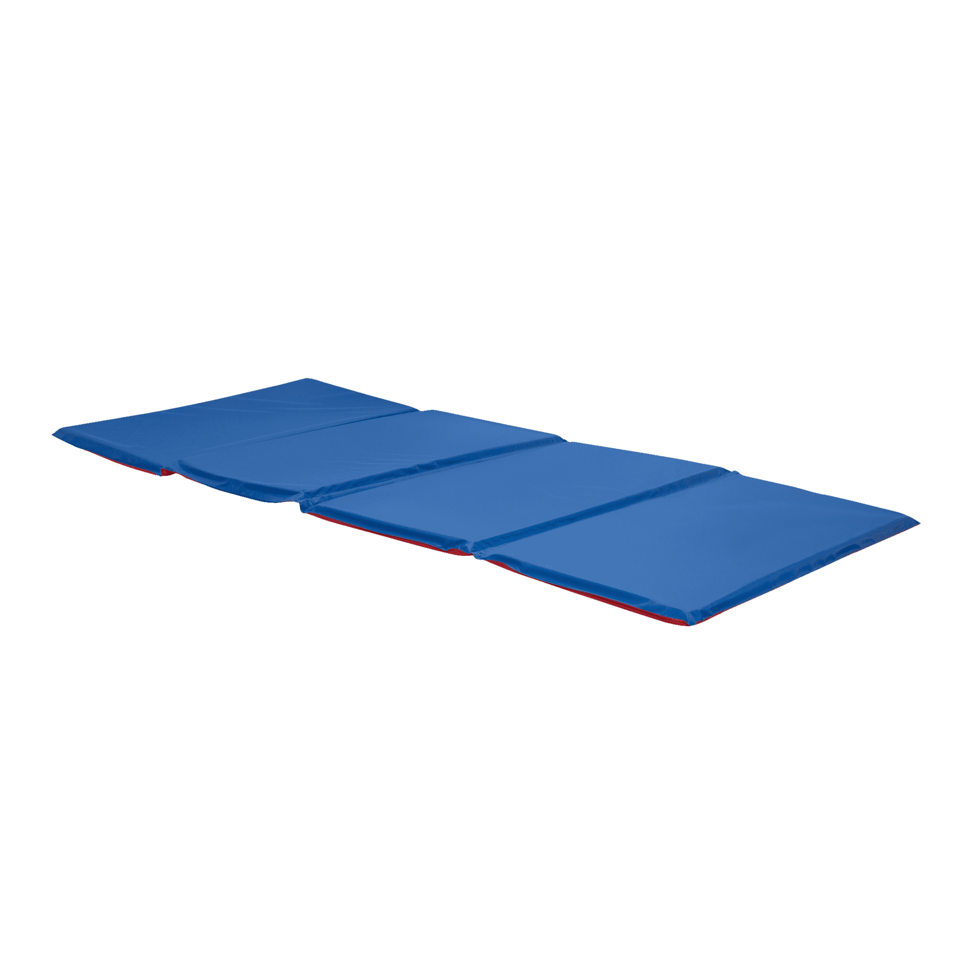 KinderMats Basic KinderMat Folding Rest Mat for Home, School, Daycare, Red/Blue, 1 Pack