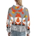 thumbnail image 7 of Cauagu Hello Fall Gnomes for Women's Hooded Sweatshirts Pullover Hoodie for Women Fall Workout Sweat Long Sleeve Preppy Sweatshirts-Large, 7 of 7