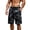 Dark Gray, variant on Camo Cargo Shorts for Men Elastic Waist Lightweight Fabric Built with Multi Pockets for Summer Outdoor Activities And Casual Daily Work Black XXXL