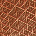 thumbnail image 1 of Ahgly Company Machine Washable Indoor Square Transitional Orange Area Rugs, 7' Square, 1 of 7