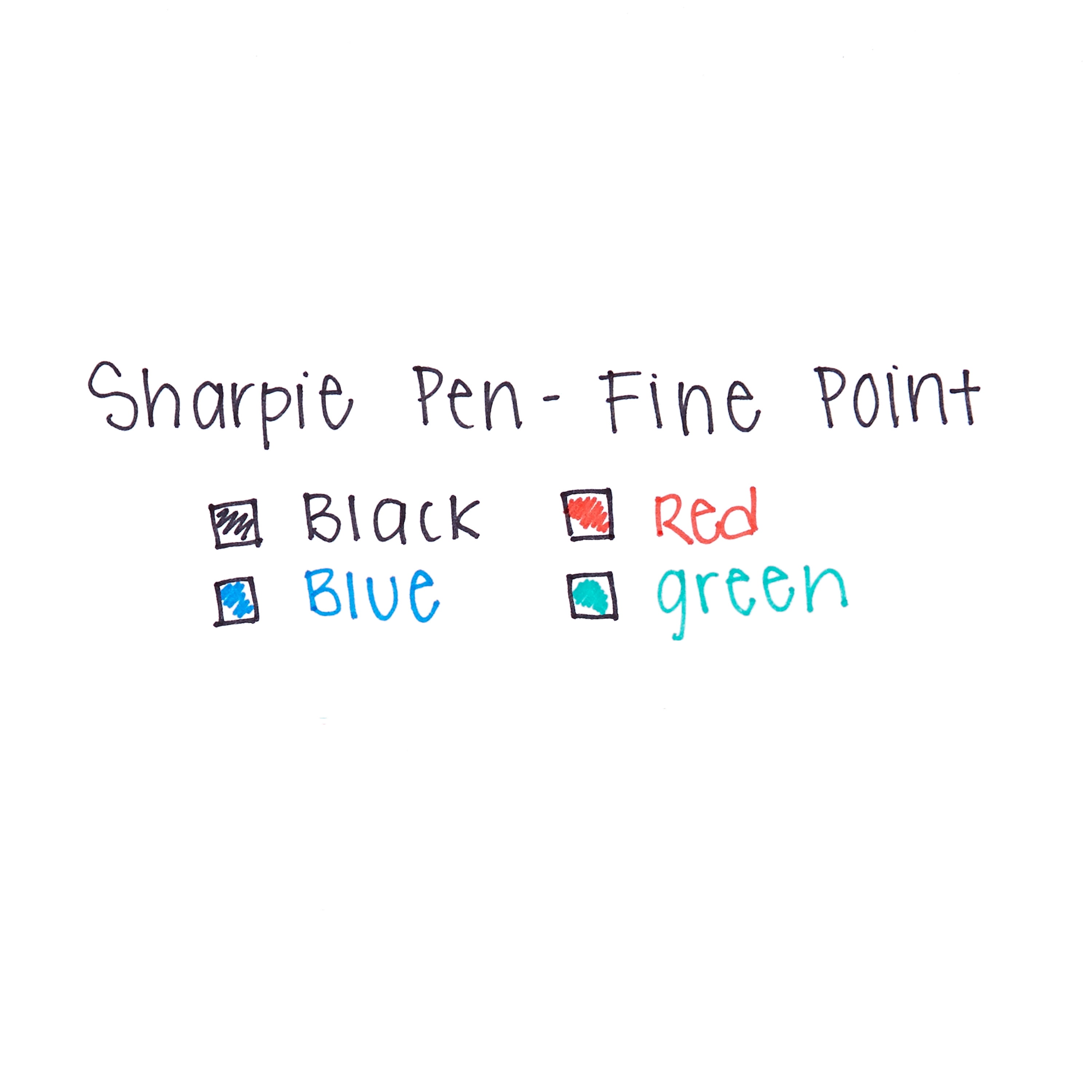 Sharpie Permanent Marker Fine Point Set, 4-Piece - Midwest Technology  Products