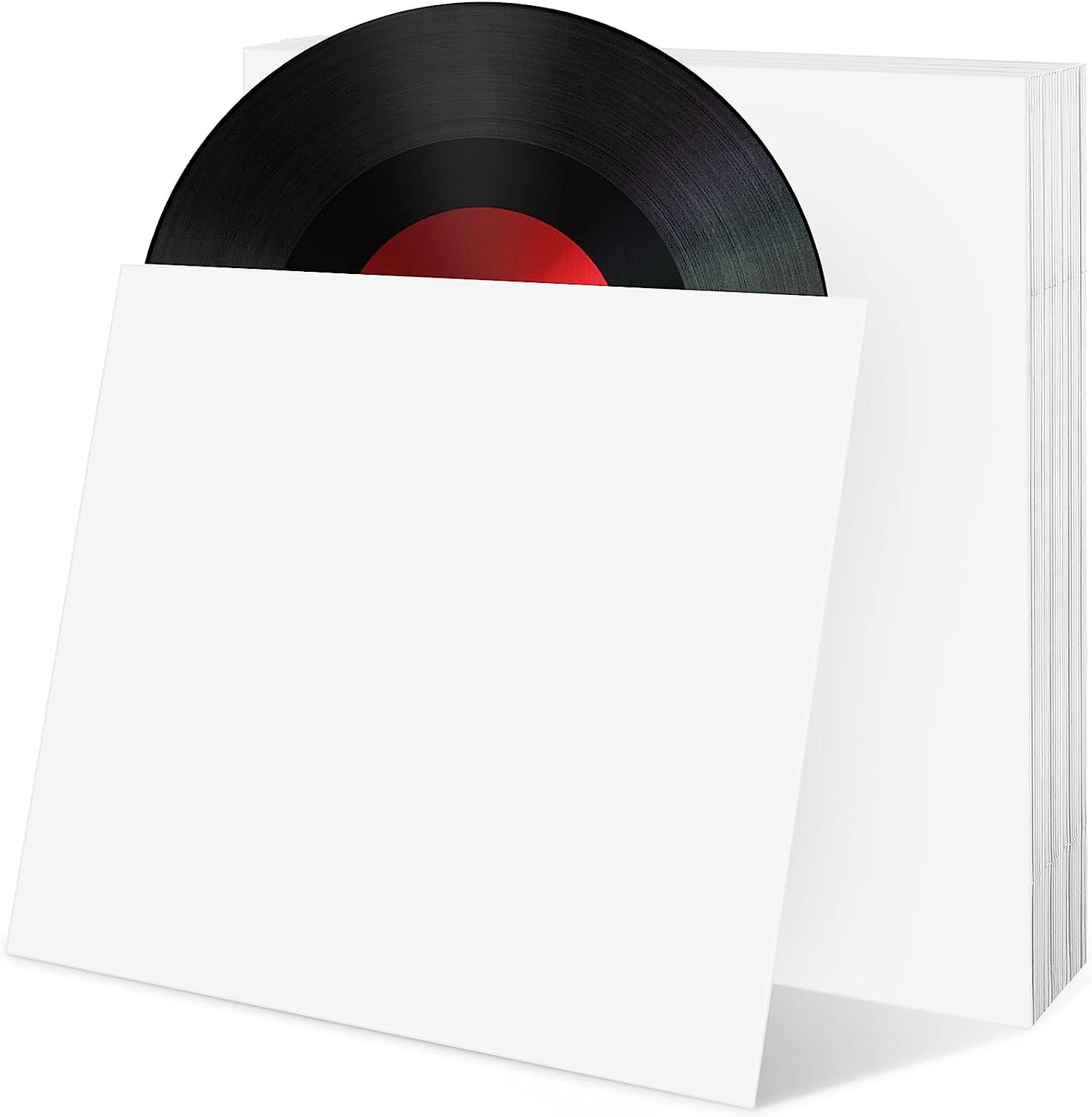 YFT 50 Pcs Cardboard Record Sleeves 12 Inch Blank Album Jackets No