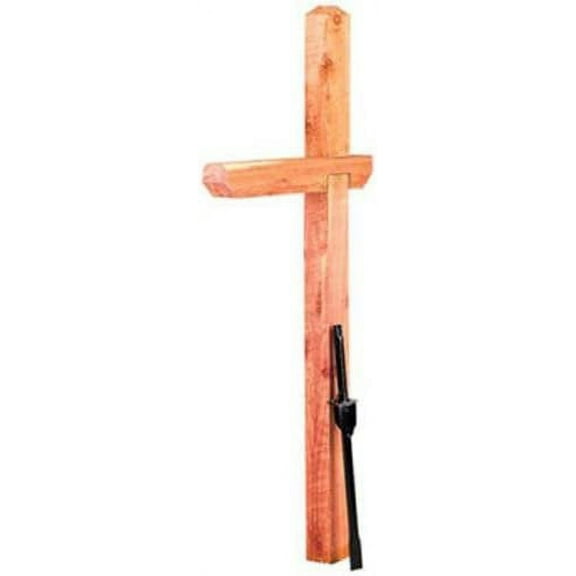 Gibraltar Deluxe Drive-In Aromatic Cedar Wood Wood Mailbox Post