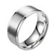 thumbnail image 1 of Anillos para mujer, regalos para mujer, acero inoxidable esmerilado, antiarañazos y antidecoloración, anillo de acero de titanio para pareja., 1 of 3
