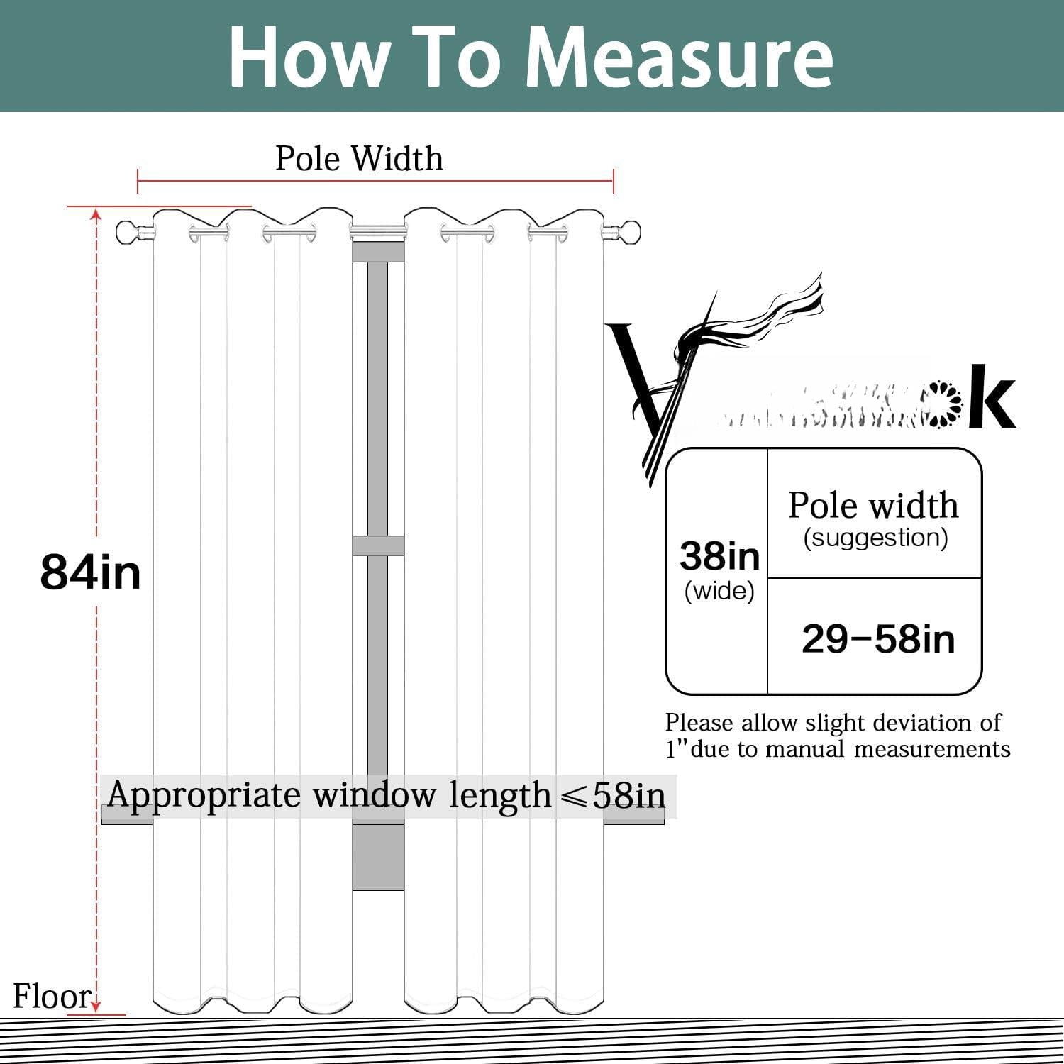 Thermal Insulated Grommet Blackout Draperies/drapes For Bedroom Window Room Darkening Curtain Panels (2  W38 X L84 -inch Beige)
