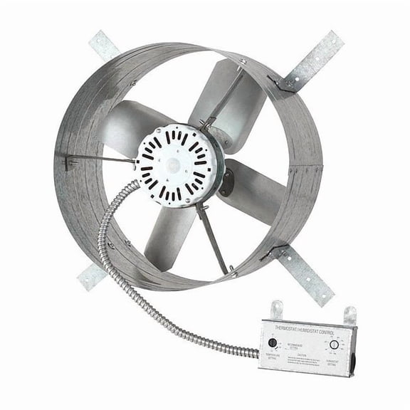 Dayton 1650 CFM Gable Mount Attic Fan, 120V 10W199