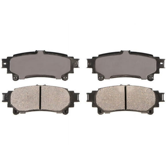 Rear Brake Pad Set - Compatible with 2014 - 2020 Toyota Highlander 2015 2016 2017 2018 2019