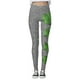 thumbnail image 2 of Gibobby Leggings Translúcido Mujer Leggings para mujer Casual Entrenamiento Out Leggings St Pa Day Print Color Block Pantalones Elástico Leggings（Gris， M), 2 of 4