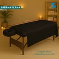 thumbnail image 3 of Kit Spa 3 Pzas Sábanas Para Cama De Masaje - Negro, 3 of 8