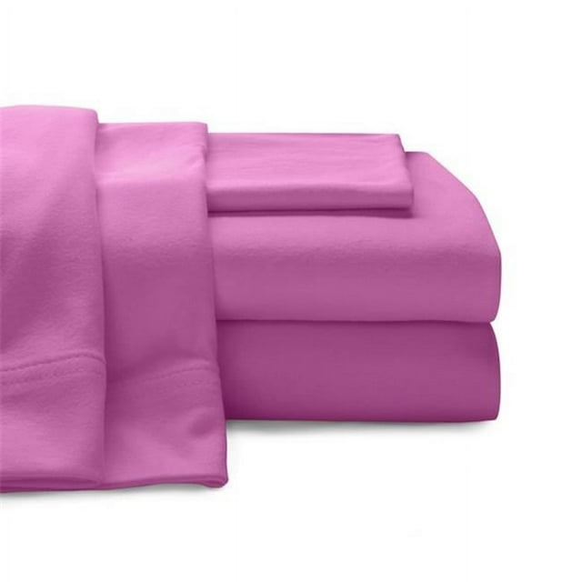Sobel Westex Super Soft 100-Percent Cotton Jersey Sheet Set Pink - King
