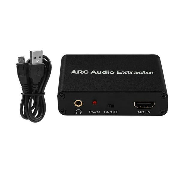 ZOUSSIQI HDMI Digital to Analog Coaxail ARC Audio Extractor Converter Return Channel Adapter EL225#48493