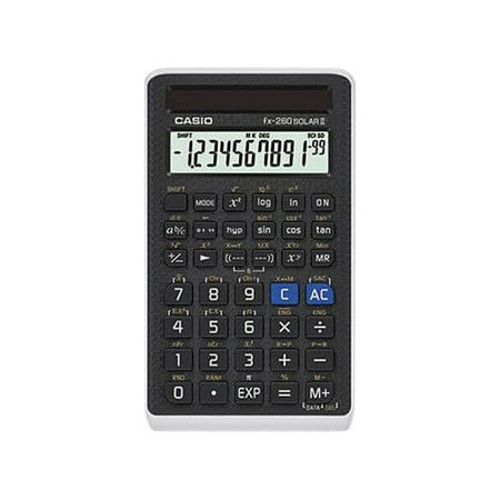 Casio FX-260 Solar Scientific Calculator, Black