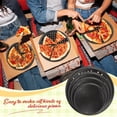 thumbnail image 6 of 4-Piece Pizza Tray Set Pizza Pan With Holes, Non-Stick Pizza Baking Pan for Oven, Carbon Steel Round Baking Sheet Baking Supplies for Home Kitchen Crispy Evenly Baked Pizzas 9/10/11/12 Inch, 6 of 7