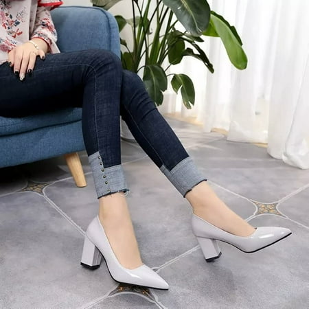 

Byte Legend Women s High Heels Sexy Bride Party Mid Heel Pointed toe Shallow mouth High Heel Shoes Women shoes big size