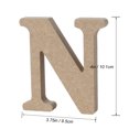 thumbnail image 2 of Masteelf Favor Plaque Wall Decoration Alphabet N Decoration Office Work 10.10X9.40X1.50CM, 2 of 8