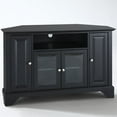 thumbnail image 1 of Pemberly Row 48" Corner TV Stand in Black, 1 of 6