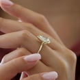 thumbnail image 5 of KANISHKAGEMS&JEWELS 2ct Pear Moissanite Engagement Ring Yellow Gold Ring Pear Solitaire Ring Pear Halo Ring Diamond Wedding Ring Anniversary Ring, 5 of 5