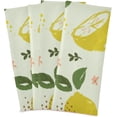 thumbnail image 6 of Bright Yellow Lemons Tea Towels Set of 6 Summer Fruit Kitchen Dish Cloth with Hanging Loop, 18"x28"Lint-Free Absorbent Towel for Kitchen Drying Wiping and Cleaning, 6 of 7