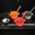thumbnail image 4 of Pinch Bowls for Cooking Prep Silicone Prep & Bowl with Brush & Rack BBQ Accessories Reusable Kitche, 4 of 5