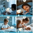 thumbnail image 5 of Duck Lamp, Cute Pea Duck Night Light, 2 Levels Dimmable Ducky Night Lamp, LED Squishy Animal Light for Kids Sleep, Rechargeable Bedside Touch Silicone Lamp, Unique Dorm Decor Gift Toy, 5 of 19