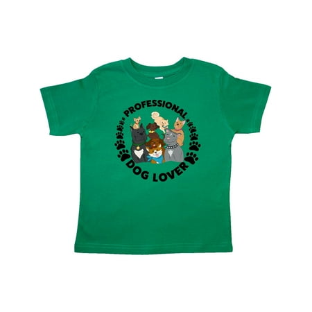 

Inktastic Professional Dog Lover with Cute Dog Family Gift Toddler Boy or Toddler Girl T-Shirt
