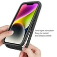 thumbnail image 3 of Dteck for iPhone 16 Plus Case Magnetic Compatible with MagSafe, iPhone 16 Plus Case with Built-in Screen Protector, Durable Rubber Bumper Clear Back Shockproof Protective Case,Black, 3 of 4