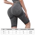 thumbnail image 4 of Pantalones cortos deportivos de yoga de cintura alta transpirables Push Up Mujeres Fitness Workout Sportswear, 4 of 4