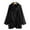 Fleece Jackets-Black, variant on Fuzzy Fleece Jackets for Women Warm Hooded One Button Stylish Jackets Lounge Winter Coats Long Sleeve Casual Loose Outerwear with Pockets Womens Long Winter Coat with Hood