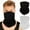 2 Pack:Black-White, variant on 2 Packs Adult Safety Seamless Face Mask Bandanas Headband Sport Scarf Face Sun Cover Neck Gaiter Balaclava Neckerchief