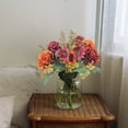 thumbnail image 4 of Sokhug Artificial Hydrangea Bouquet - Rustic Flower Stem for Vase Decor, 4 of 5