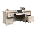 thumbnail image 3 of Pemberly Row Bureau de Direction de Bureau en Bois d'Ingénierie à 4 Tiroirs, Fini Châtaignier Blanchi, 3 of 14