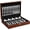 Black Walnut 1 layer, variant on Silverware Case Flatware Chest with Felt Lined,Flatware Storage Box for 12 sets of Utensils,Silverware Chest without Silverware,Silverware Organizer with Lid