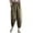 #01Coffee, variant on ZVAVZ Womens Capris Pants Stretch,Womens Embroidered Cotton Linen Harem Pants Casual Elastic Waisted Joggers Baggy Fit Palazzo Pants Flash Sale Green,XXL