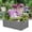 Gray, variant on Garden Stakes Decorative Felt Cultivation Bag Planting Bucket 40x30x20cm for Indoor Outdoor Use as Raised Garden Bed Planter Garden Stakes for Plants Support Red