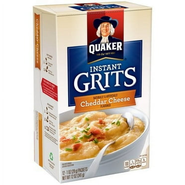 Quaker Instant Grits Cheddar Cheese, 1 oz 12 Count