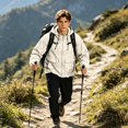 thumbnail image 6 of BRANROY Men's Windbreaker Jacket UPF 50 - Ultra-Thin Breathable Sporty Cargo Style Sun Protective Outdoor Shirt for Hiking, Travel, Camping, and Daily Casual Wear,Beige L, 6 of 8