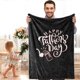 thumbnail image 5 of Soft Print Throw Blanket Home Bedroom Decorative Blanket Festival Gift for Father Dad, 5 of 5
