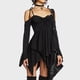 thumbnail image 3 of Vestido Cami Mini Vestido Mujer Hotsweet Una Línea Halter Vestido Fiesta Clubwear Ygjytge Negro T M para Mujer, 3 of 5