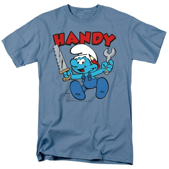 Smurfs Handy Unisex Adult T Shirt